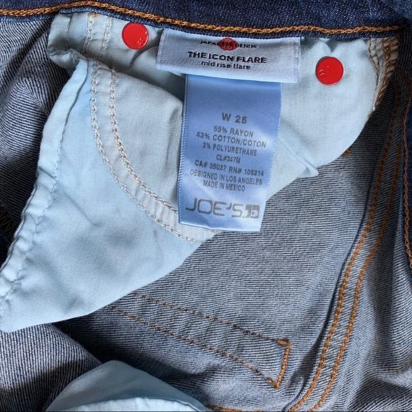 Joe's Jeans Sophia Mid Rise Icon Flare Wide Leg Jeans - Picture 7 of 14